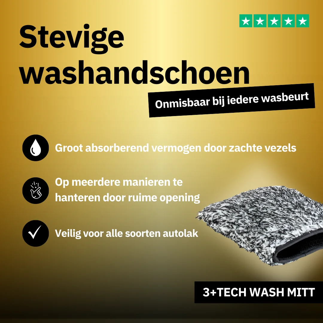 3+Tech Microfiber Wash Mitt - Image 2